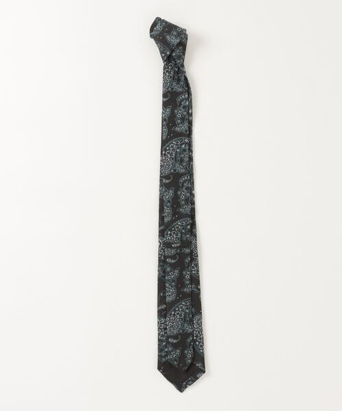 S’yte ネクタイ S'YTE x KOICHI IYODA ARTWORK PRINTED SILK TIE -Blue flower