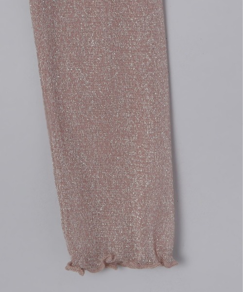 Olu.（オルドット）の「シアーラメトップス（Tシャツ/カットソー・レディース・ライトグレー/アイボリー/ピンク系その他・FREE）」の22枚目の写真