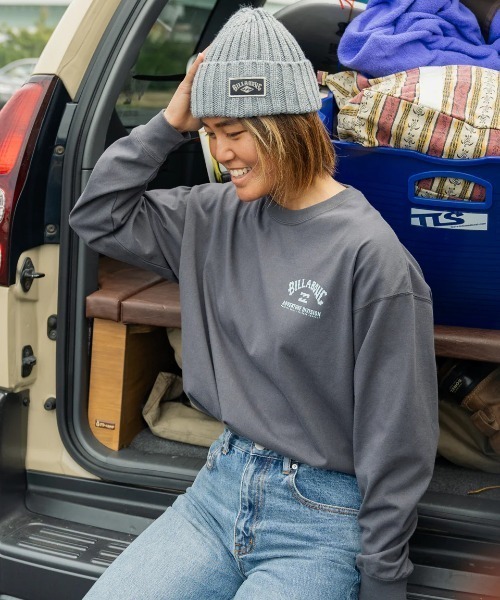 BILLABONG（ビラボン）の「BILLABONG レディース ADIV LOGO WARM LS TE ロンＴ 【2024年秋冬モデル】/ビラボンバックプリント長袖ロンT（Tシャツ/カットソー・レディース・ライトブルー/ホワイト系その他/スミクロ・MEDIUM/LARGE）」の12枚目の写真
