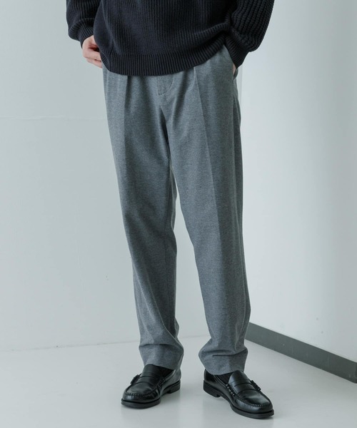 URBAN RESEARCH（アーバンリサーチ）の「WONDER SHAPEタックイージーPANTS（その他パンツ・メンズ・ブラック/ライトグレー/ネイビー・SMALL/MEDIUM/LARGE）」の3枚目の写真