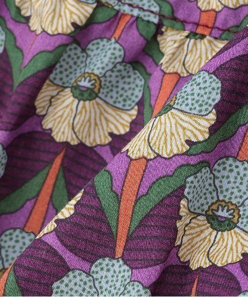 sense of wonder（センスオブワンダー）の「CHEVRONジャンパースカート（シャツワンピース・キッズ・ピンク/パープル/ブルー・90cm/100cm/110cm/120cm/130cm）」の10枚目の写真