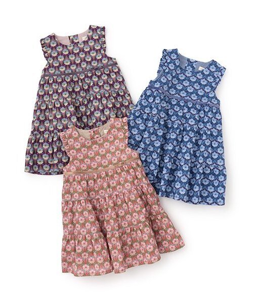 sense of wonder（センスオブワンダー）の「CHEVRONジャンパースカート（シャツワンピース・キッズ・ピンク/パープル/ブルー・90cm/100cm/110cm/120cm/130cm）」の12枚目の写真