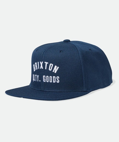 BRIXTON（ブリクストン）の「BRIXTON/ブリクストン キャップ WOODBURN NETPLUS フラットバイザー スナップバック 11691（キャップ・メンズ・ブラック/ネイビー/ブラウン・FREE）」の3枚目の写真