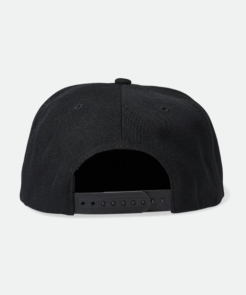 BRIXTON（ブリクストン）の「BRIXTON/ブリクストン キャップ WOODBURN NETPLUS フラットバイザー スナップバック 11691（キャップ・メンズ・ブラック/ネイビー/ブラウン・FREE）」の5枚目の写真