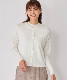tシャツ コンパクトパールニットアンサンブル レディース LADYMADE tシャツ コンパクトパールニットアンサンブル