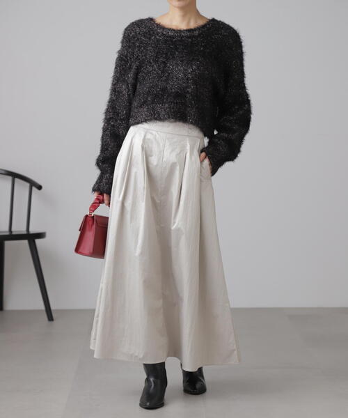 FREE'S MART（フリーズマート）の「◆ラメフェザープルオーバー（ニット/セーター・レディース・グレー/ピンク/ホワイト/ブラック・FREE）」の9枚目の写真