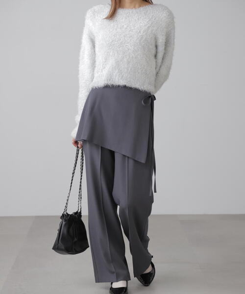 FREE'S MART（フリーズマート）の「◆ラメフェザープルオーバー（ニット/セーター・レディース・グレー/ピンク/ホワイト/ブラック・FREE）」の11枚目の写真