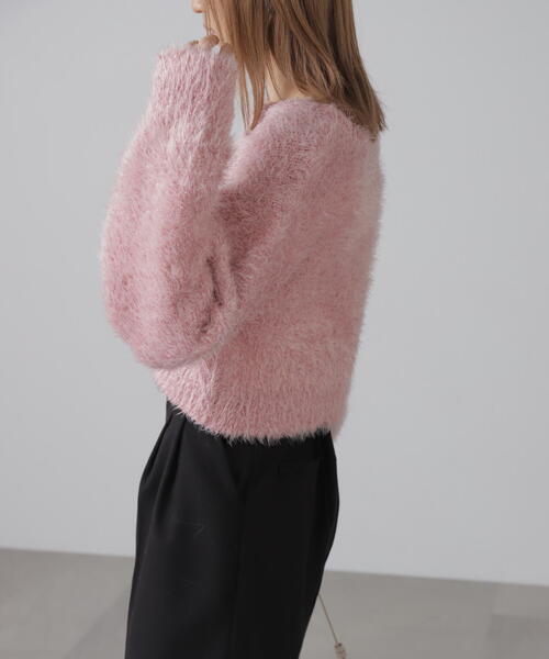 FREE'S MART（フリーズマート）の「◆ラメフェザープルオーバー（ニット/セーター・レディース・グレー/ピンク/ホワイト/ブラック・FREE）」の18枚目の写真