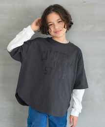 coca(coca) | キッズ レイヤード風プリントロンT(Tシャツ/カットソー)