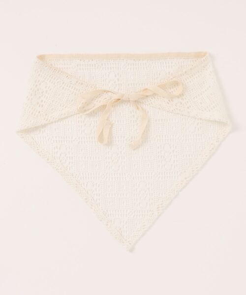 LOWRYS FARM（ローリーズファーム）の「レースカーチフ  153199（その他ヘアアクセサリー・レディース・アイボリー/ブラック・FREE）」の12枚目の写真