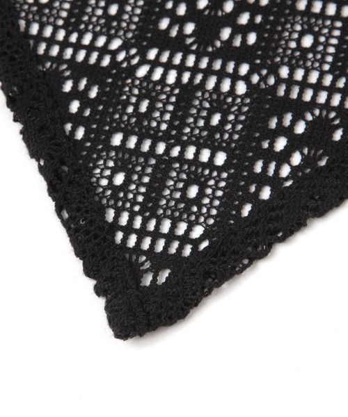 LOWRYS FARM（ローリーズファーム）の「レースカーチフ  153199（その他ヘアアクセサリー・レディース・アイボリー/ブラック・FREE）」の6枚目の写真