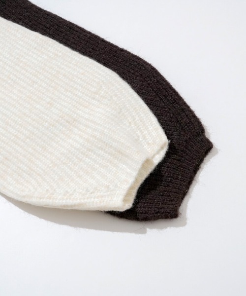 flower（フラワー）の「ウォーミーニットワンピース2（ワンピース・レディース・ホワイト/ブラウン・FREE）」の21枚目の写真