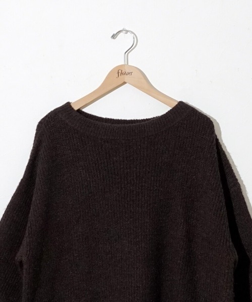 flower（フラワー）の「ウォーミーニットワンピース2（ワンピース・レディース・ホワイト/ブラウン・FREE）」の19枚目の写真