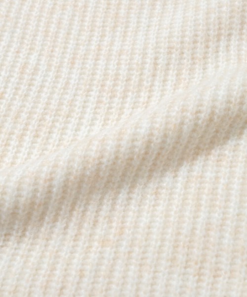 flower（フラワー）の「ウォーミーニットワンピース2（ワンピース・レディース・ホワイト/ブラウン・FREE）」の4枚目の写真