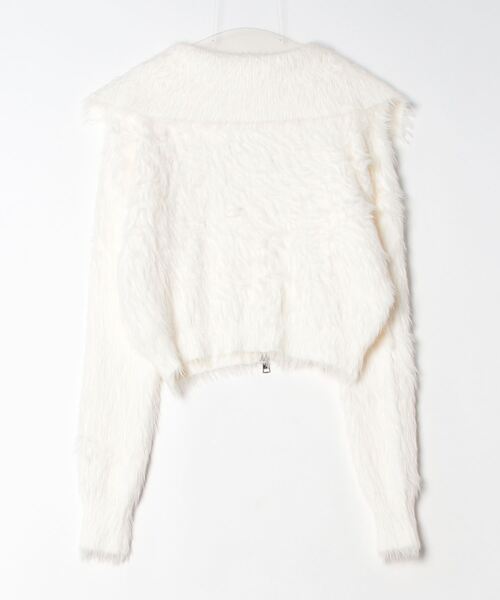 PHILLY（フィリー）の「【PHILLY】フェザータッチセーラーカーデ（カーディガン/ボレロ・レディース・ホワイト/ブラック・FREE）」の8枚目の写真