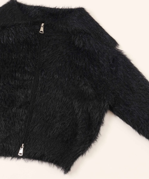 PHILLY（フィリー）の「【PHILLY】フェザータッチセーラーカーデ（カーディガン/ボレロ・レディース・ホワイト/ブラック・FREE）」の6枚目の写真