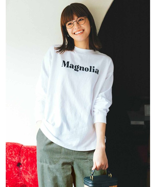 Live in comfort（リブインコンフォート）の「リブ　イン　コンフォート　地中海育ちのトルコオーガニックコットンロングＴシャツ（Tシャツ/カットソー・レディース・カーキ/チャコールグレー/ホワイト・M/L/LL/3L/S/4L）」の13枚目の写真