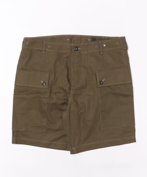HOUSTON(ヒューストン)の「【HOUSTON / ヒューストン】 USMC HBT MONKEY SHORTS(その他パンツ・メンズ・カーキ/ブラック/オリーブドラブ・X-LARGE/MEDIUM/LARGE/SMALL)」の9枚目の写真