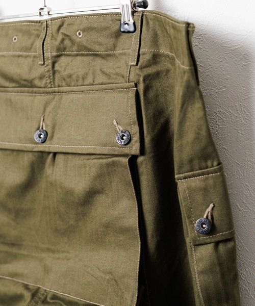 HOUSTON(ヒューストン)の「【HOUSTON / ヒューストン】 USMC HBT MONKEY SHORTS(その他パンツ・メンズ・カーキ/ブラック/オリーブドラブ・X-LARGE/MEDIUM/LARGE/SMALL)」の5枚目の写真