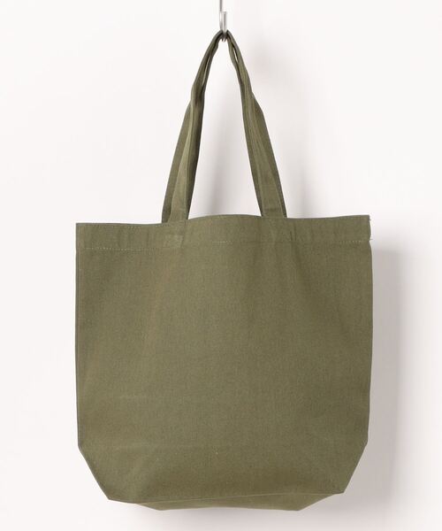 VIBGYOR（ヴィブジョー）の「United Athle/【3サイズ展開】レギュラーキャンバス 無地 トートバッグ(CZ)（トートバッグ・メンズ・ホワイト×ネイビー/ネイビー/マスタード/ミント/エンジ/モカ/インディゴブルー/テラコッタ/ホワイト/ライトグレー/ダークネイビー/ホワイト×ブラック/ベビーピンク/オリーブ/ダークパープル/スモークピンク/ナチュラル/セージグリーン・SMALL/LARGE/MEDIUM）」の9枚目の写真