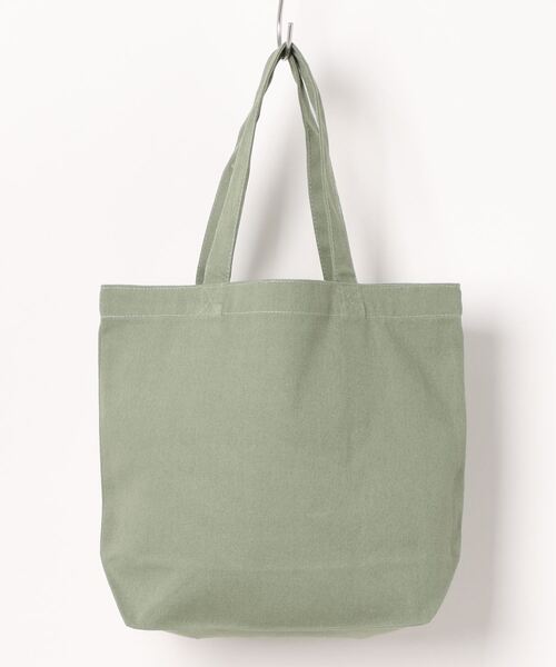 VIBGYOR（ヴィブジョー）の「United Athle/【3サイズ展開】レギュラーキャンバス 無地 トートバッグ(CZ)（トートバッグ・メンズ・ホワイト×ネイビー/ネイビー/マスタード/ミント/エンジ/モカ/インディゴブルー/テラコッタ/ホワイト/ライトグレー/ダークネイビー/ホワイト×ブラック/ベビーピンク/オリーブ/ダークパープル/スモークピンク/ナチュラル/セージグリーン・SMALL/LARGE/MEDIUM）」の11枚目の写真