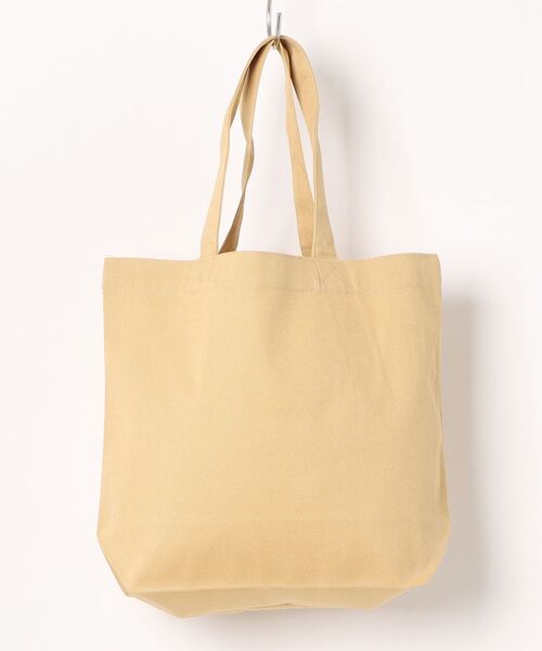 VIBGYOR（ヴィブジョー）の「United Athle/【3サイズ展開】レギュラーキャンバス 無地 トートバッグ(CZ)（トートバッグ・メンズ・ホワイト×ネイビー/ネイビー/マスタード/ミント/エンジ/モカ/インディゴブルー/テラコッタ/ホワイト/ライトグレー/ダークネイビー/ホワイト×ブラック/ベビーピンク/オリーブ/ダークパープル/スモークピンク/ナチュラル/セージグリーン・SMALL/LARGE/MEDIUM）」の16枚目の写真