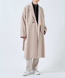 黒 CULLNI 別注 Tailored Tie Locken Coat CULLNI（クルニ） チェスターコート コート 「別注」 Tailored Tie