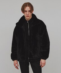 ◆スタンドフェイクファーブルゾン