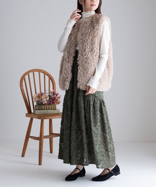 JELLY BEANS（ジェリービーンズ）の「ストラップソフトフラットパンプス(204-43038)JELLY BEANS(ジェリービーンズ)（パンプス・レディース・ブラック系/ブラック・22.5/23/23.5/24/24.5）」の4枚目の写真