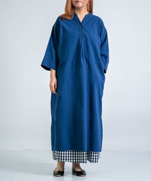 D.M.G.（ドミンゴ）の「[D.M.G / ディーエムジー] 20sシーチングハンドワッシャー BIGポケットワンピース（ワンピース）」