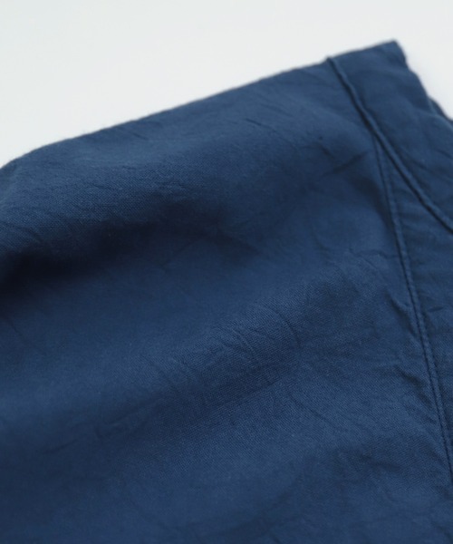 D.M.G.（ドミンゴ）の「[D.M.G / ディーエムジー] 20sシーチングハンドワッシャー BIGポケットワンピース（ワンピース・レディース・スミクロ/ダークブルー・FREE）」の12枚目の写真