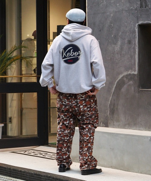 Keboz ダークグレー パーカー Keboz パーカー 1986 XLグレー - メルカリ