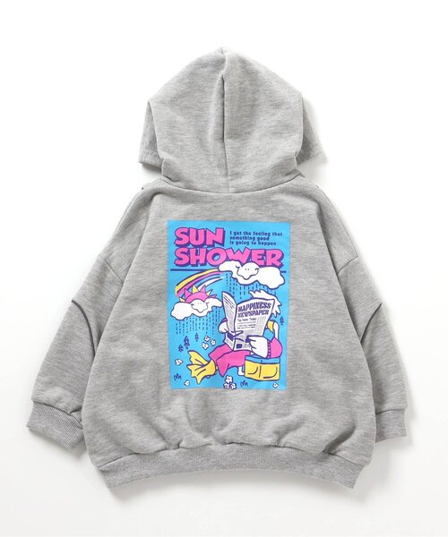 BREEZE(ブリーズ)の「POPバックプリントパーカー(パーカー・キッズ・ブラック/グレー・110/100/90/80/140/130/120)」の3枚目の写真