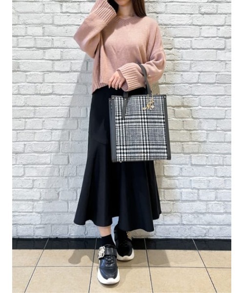 SAMANTHAVEGA(サマンサベガ)の「チェック縦型A4トートバッグ(トートバッグ・レディース・ブラウン/ブラック・FREE)」の20枚目の写真