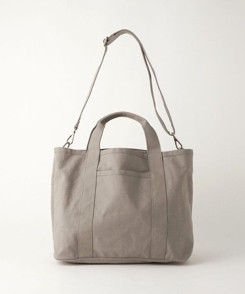 green label relaxing(グリーンレーベルリラクシング)の「【WEB限定】2WAY キャンバス トートバッグ / ショルダーバッグ(トートバッグ・レディース・ホワイト/ライトグレー/ダークグレー・FREE)」の17枚目の写真