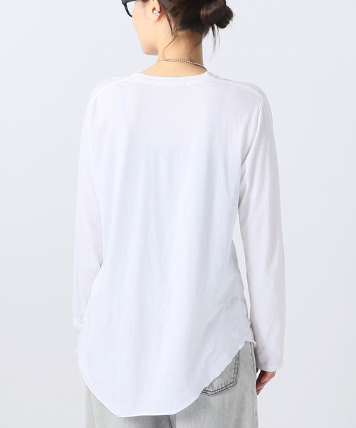 AP STUDIO（エーピーストゥディオ）の「追加 New ラウンドテールTシャツ（Tシャツ/カットソー・レディース・ホワイト・FREE）」の3枚目の写真