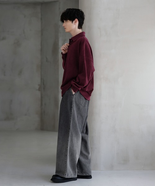 【ETELIO】カットコーデュロイポロシャツ 25AWカットコーデュロイポロシャツ（ポロシャツ）｜ETELIO（エテリオ