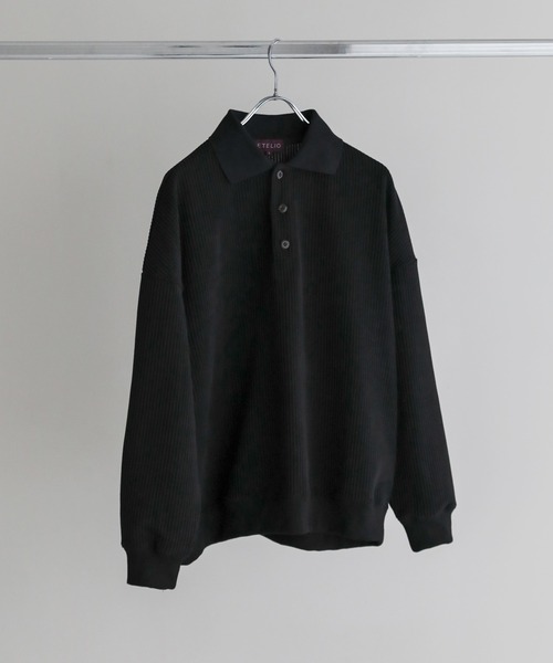 【ETELIO】カットコーデュロイポロシャツ 25AWカットコーデュロイポロシャツ（ポロシャツ）｜ETELIO（エテリオ