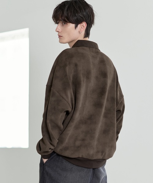 ETELIO(エテリオ)の「【25AW】カットコーデュロイ/ヴィンテージ加工 ポロシャツ(ポロシャツ・メンズ・ブラウン/アイボリー/ブラック/ブルー/チャコール/オリーブ/サックスブルー/ワイン/ブラック系/ワイン系/ブラウン系/ブルー系・S/M/L/XL)」の22枚目の写真