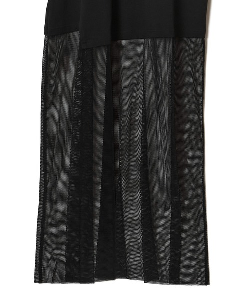 AULA AILA（アウラアイラ）の「マーブリングプリントチュニック（チュニック・レディース・ブラック/マルチ/ホワイト・0）」の17枚目の写真