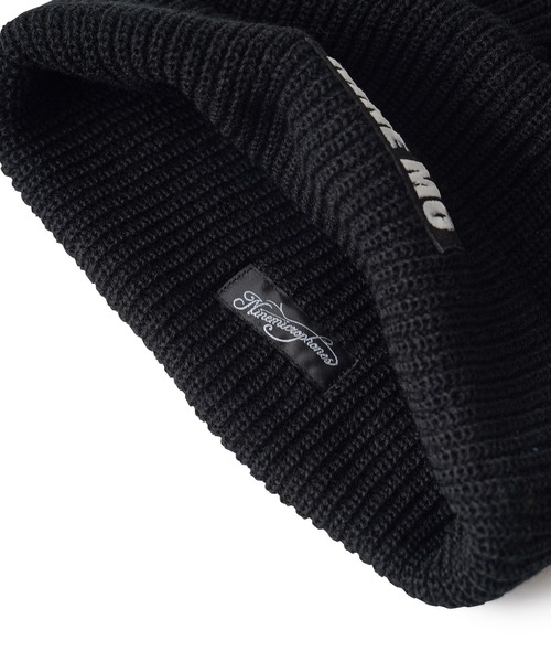 NineMicrophones（ナインマイクロフォンズ）の「BEANIE-9MC BOX LOGO-（ニットキャップ/ビーニー・メンズ・マスタード/グレー/ブラック・FREE）」の9枚目の写真