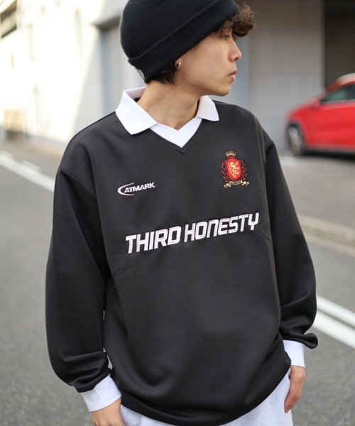 使用品　青山学院大学 wappen 加工 ゲーム シャツ 長袖シャツ 希少 セール】《2サイズ展開 / UNISEX 》エンブレムロングゲーム