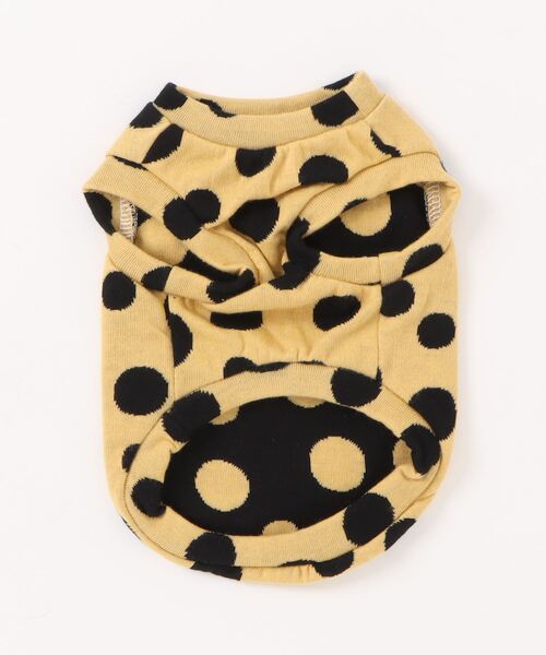犬服 ドッグウェア ハンドメイド犬服 ドット柄 チュニック ブラウス 1.jpg