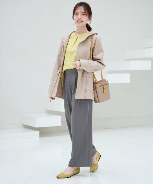 ikka（イッカ）の「【洗える】ニットペタンコパンプス（パンプス・レディース・ライトグレー/ブラック/イエロー・M/L）」の14枚目の写真