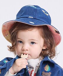 BIT'Z（ビッツ）の「空の冒険刺繍リバーシブルハット（ハット）」