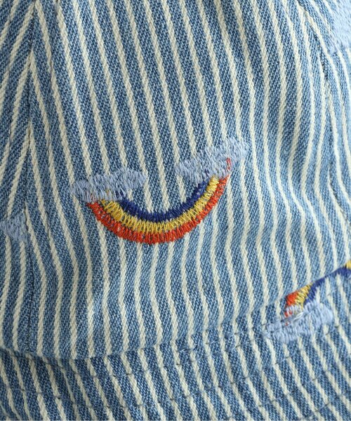 BIT'Z（ビッツ）の「空の冒険刺繍リバーシブルハット（ハット・キッズ・インディゴブルー/その他10・48/50/52/54）」の11枚目の写真