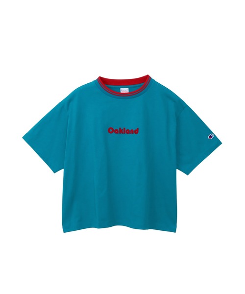 Champion（チャンピオン）の「【Champion/チャンピオン】レディース ショートスリーブTシャツ（ワンピース・レディース・ブラック系その他/ブルー系その他2/ブルー系その他3/イエロー系その他3/ネイビー/ホワイト・MEDIUM/LARGE）」の4枚目の写真