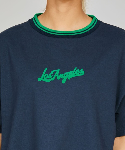 Champion（チャンピオン）の「【Champion/チャンピオン】レディース ショートスリーブTシャツ（ワンピース・レディース・ブラック系その他/ブルー系その他2/ブルー系その他3/イエロー系その他3/ネイビー/ホワイト・MEDIUM/LARGE）」の20枚目の写真