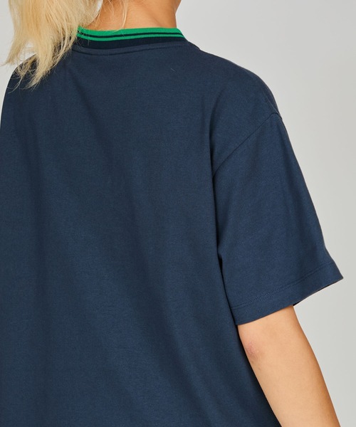 Champion（チャンピオン）の「【Champion/チャンピオン】レディース ショートスリーブTシャツ（ワンピース・レディース・ブラック系その他/ブルー系その他2/ブルー系その他3/イエロー系その他3/ネイビー/ホワイト・MEDIUM/LARGE）」の22枚目の写真