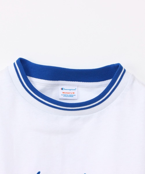 Champion（チャンピオン）の「【Champion/チャンピオン】レディース ショートスリーブTシャツ（ワンピース・レディース・ブラック系その他/ブルー系その他2/ブルー系その他3/イエロー系その他3/ネイビー/ホワイト・MEDIUM/LARGE）」の16枚目の写真
